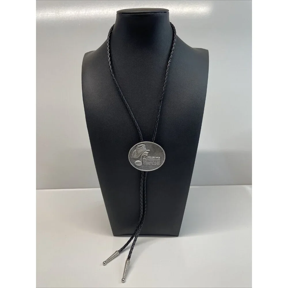 RARE‎ Unbeatable Wheatables Country Tour Music Festival ‘94 Bolo Tie Black A44